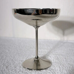 Vintage E.P.  Brass Martini Glass